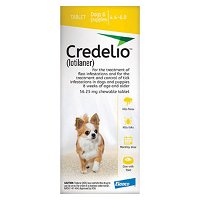 Credelio for Dogs 1.3-2.5 KG (56.25 mg) Yellow