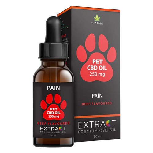 Extract Pet Pain Beef Flavoured CBD Oil