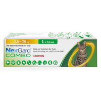 NexGard Combo for Large Cat Tick & Flea Treatment 2.5-7.5kg