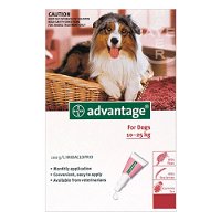 Advantage for Large Dogs 10-25Kg - Red (2.5ML)