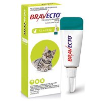 Bravecto Spot On For Small Cats (1.2 - 2.8 kg) Green