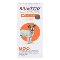 Bravecto for Small Dogs 4.5-10KG (Orange)