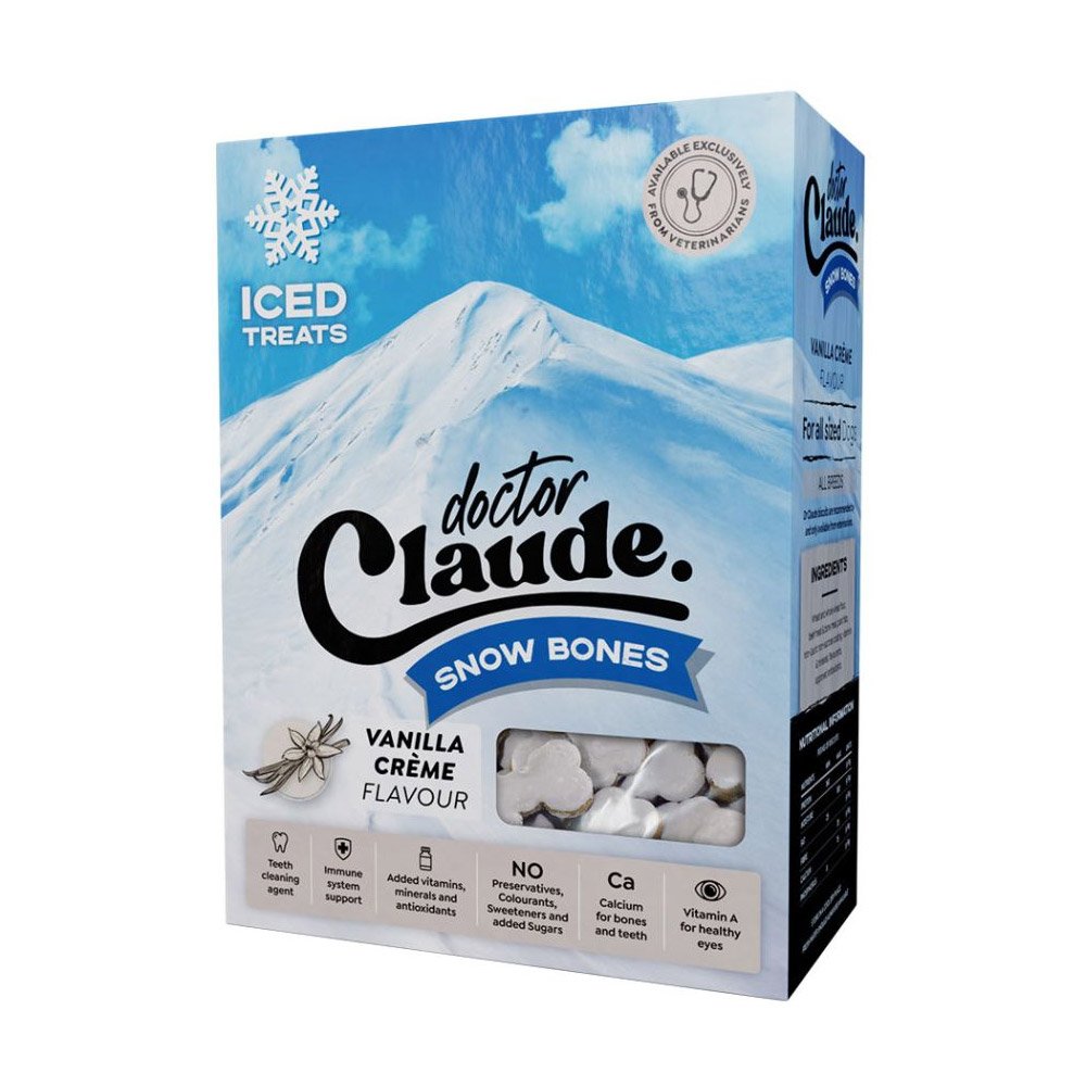 Dr. Claude Snow Bones Iced Biscuits Treat