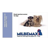 Milbemax Tablets For Small Dogs and Puppies 0.5KG-5KG