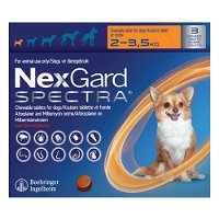 Nexgard Spectra for Xsmall Dogs 2-3.5KG