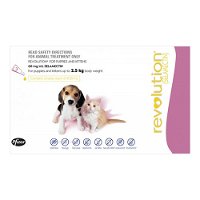 Revolution For KITTENS & Puppies 0-2.5KG - Pink (0.25ML)